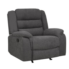 Recliner Chair - Gray Fabric - Trevor