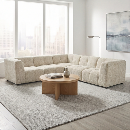 Canopy - Sofa Sectionnel Modulaire - Tissu Beige