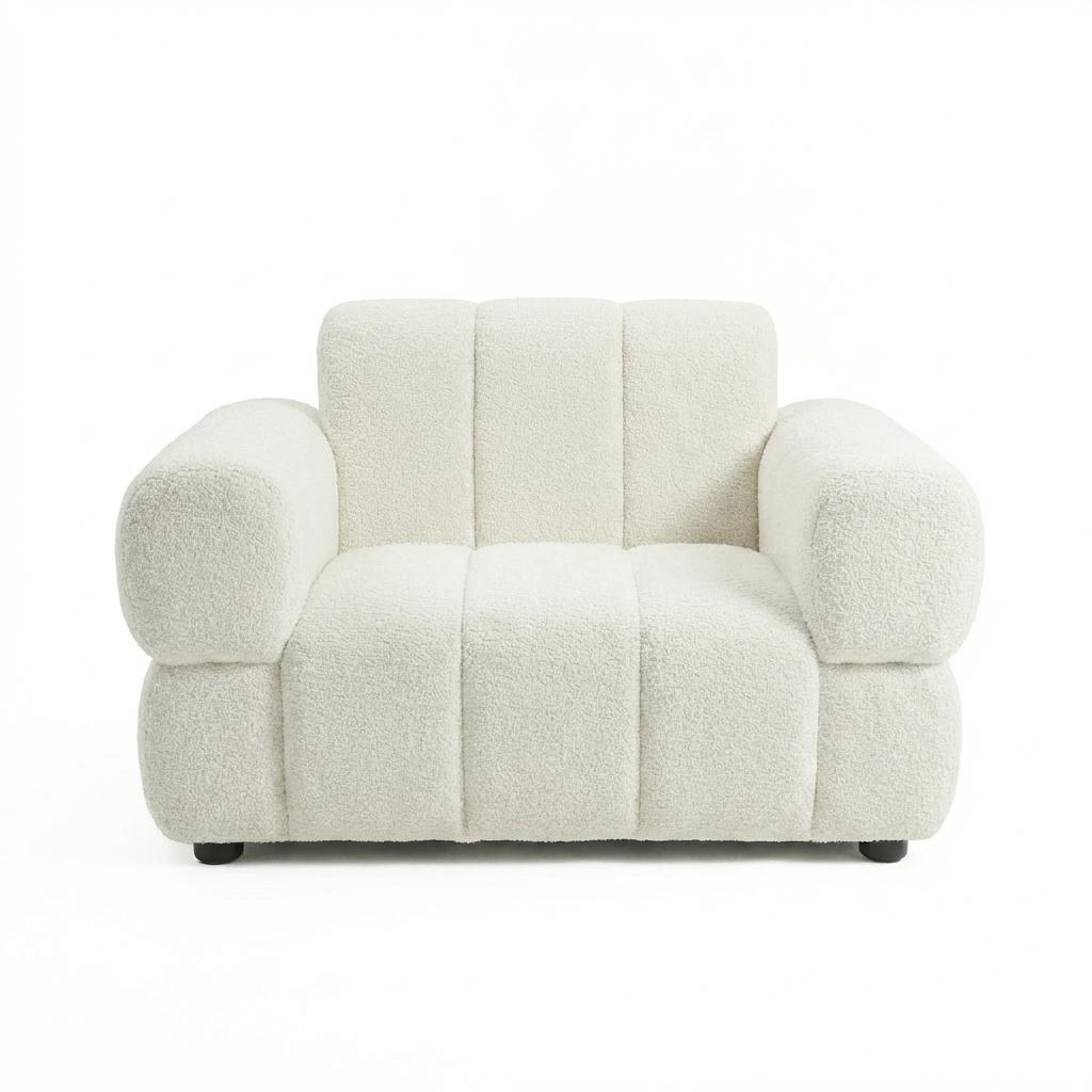 Avalon - Armchair - Beige Fabric
