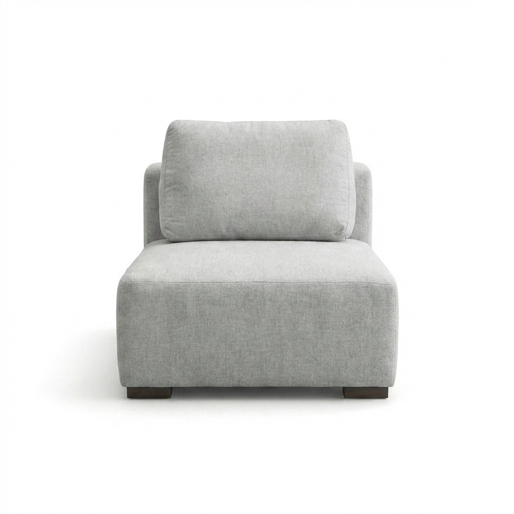 Flex - Module sans accoudoir - Tissu Gris