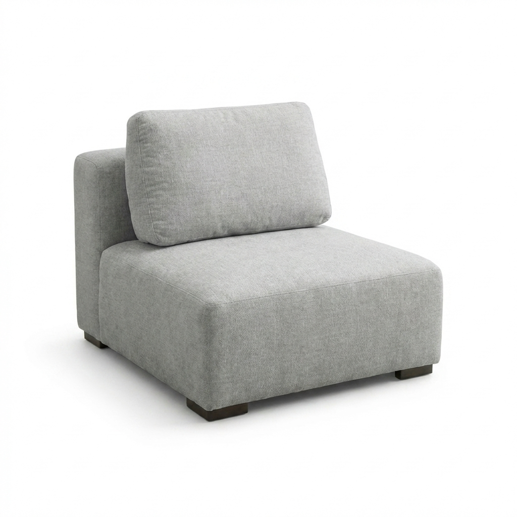 Flex - Module sans accoudoir - Tissu Gris