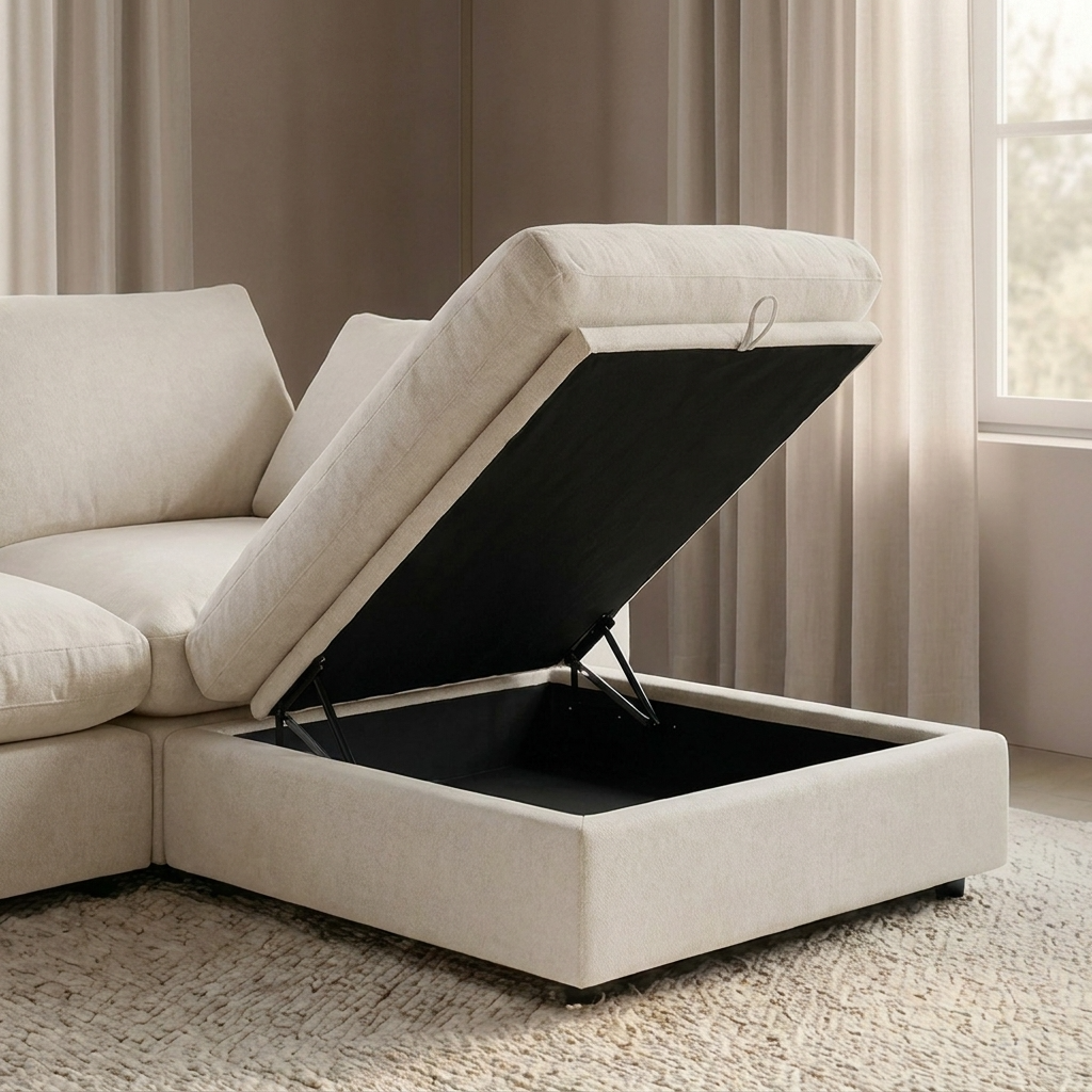 Cozy - Sofa Modulaire Sectionnel - Tissu Beige