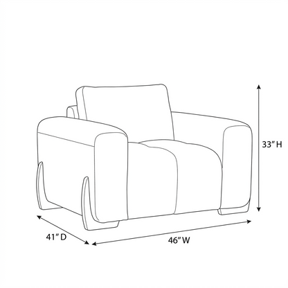 Boreal - Fauteuil - Tissu Bouclé Ivoire