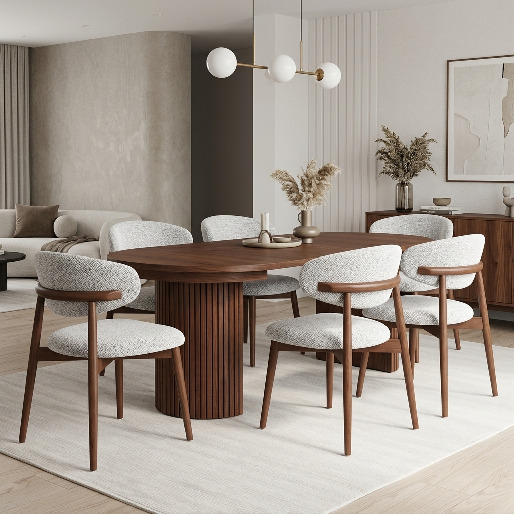 Emy - Dining Chair - Royal Walnut