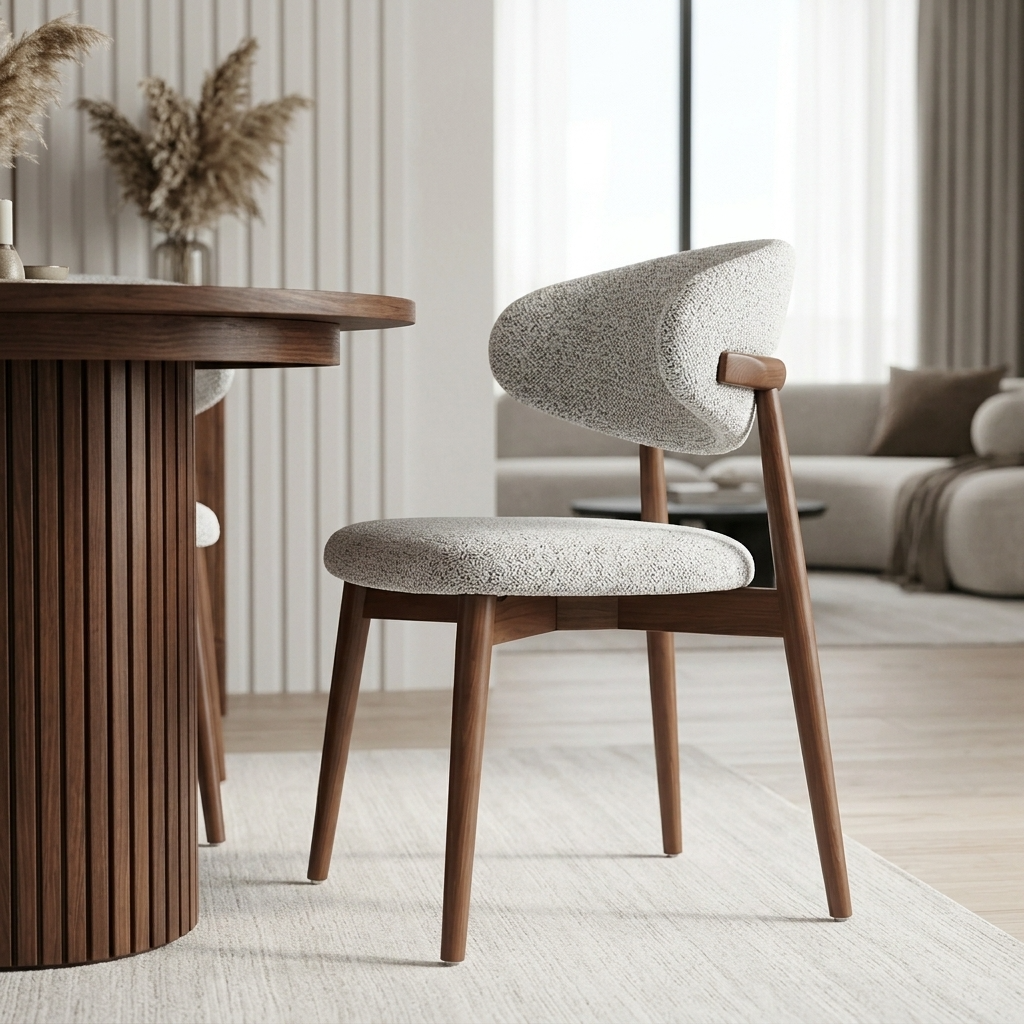 Emy - Dining Chair - Royal Walnut