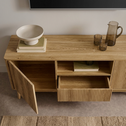 Liam - TV Stand - Walnut - 72 in