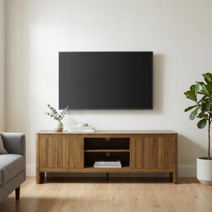 Genny - TV Stand - Walnut - 72 in