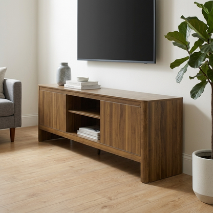 Genny - TV Stand - Walnut - 72 in