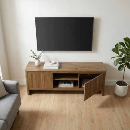 Genny - TV Stand - Walnut - 72 in