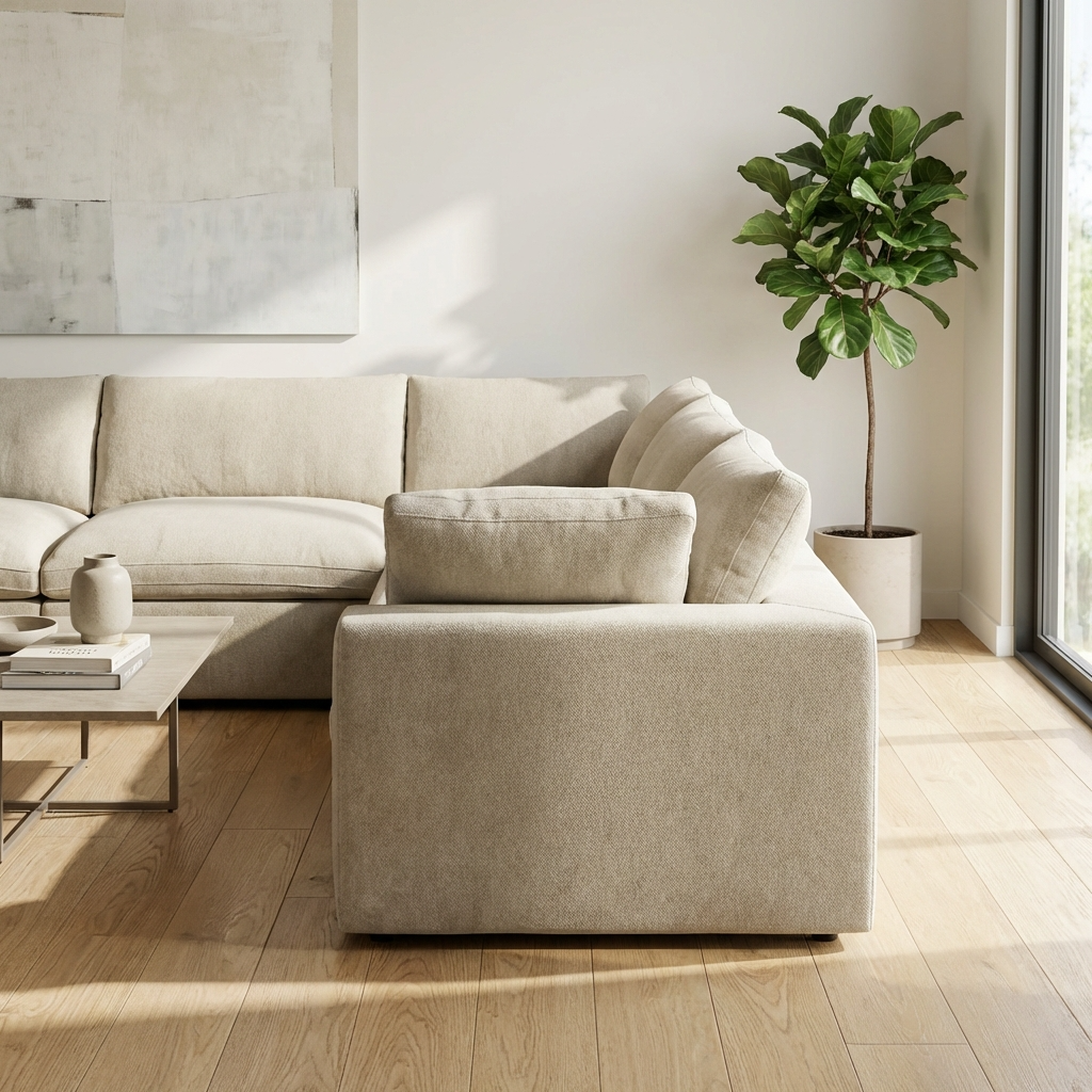 Cozy - Sofa Modulaire Sectionnel - Tissu Beige