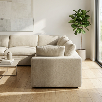 Cozy - Sofa Modulaire Sectionnel - Tissu Beige