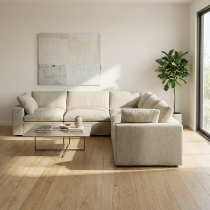 Cozy - Sofa Modulaire Sectionnel - Tissu Beige