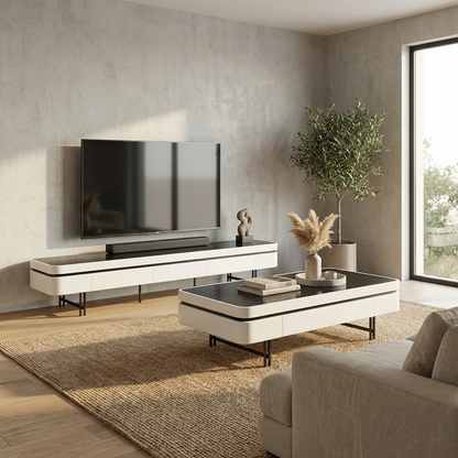 Bram - Coffee Table - White
