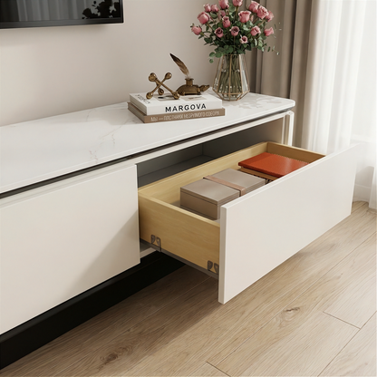 Parma - TV Stand - Light Grey - 78 in