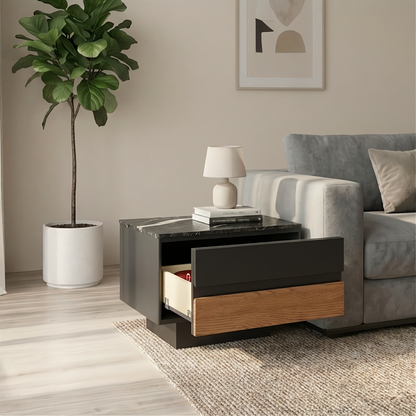 Verona - Side Table - Black