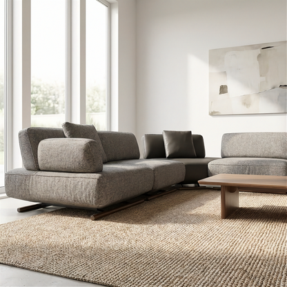 Mila - Sectionnel Modulaire - Brun