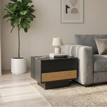 Verona - Side Table - Black