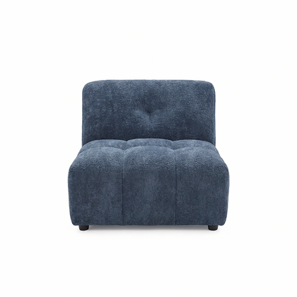 Canopy - Module sans accoudoir - Tissu bleu