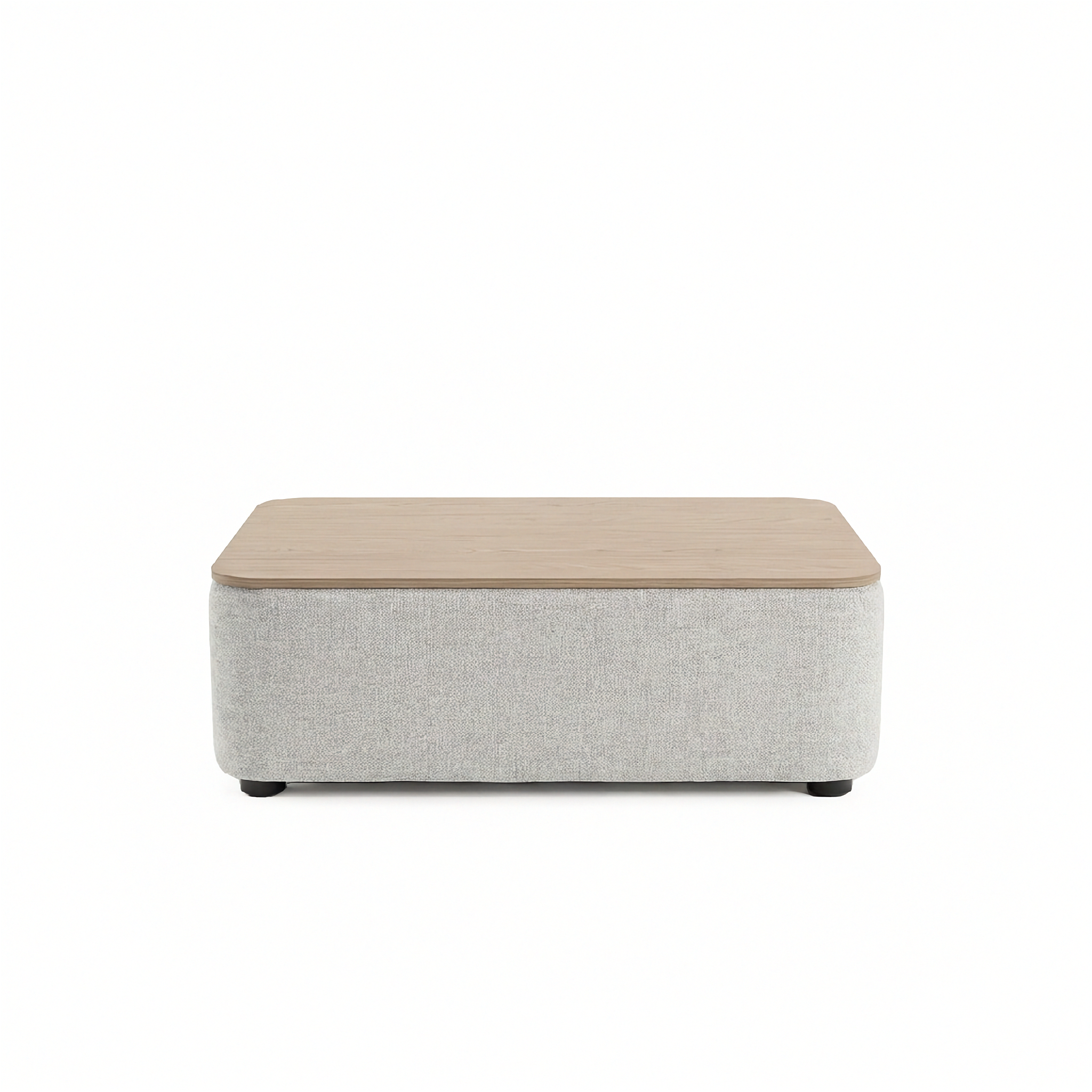 Moraine - Ottoman - Grey Fabric