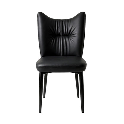 Elena - Dining Chair - Black PU Leather
