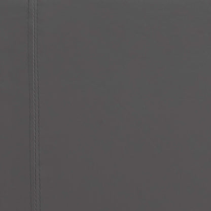 Renzo - Queen Bed - Gray Faux Leather
