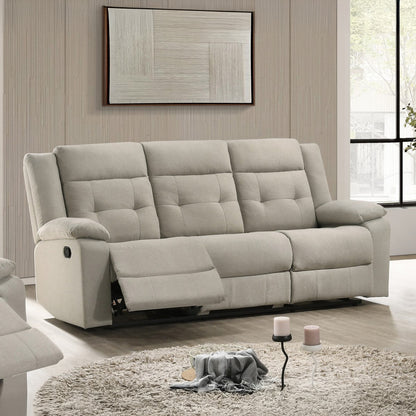 Alba - Reclining Sofa - Beige
