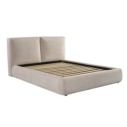 Aiden - Lit Queen - Tissu Beige