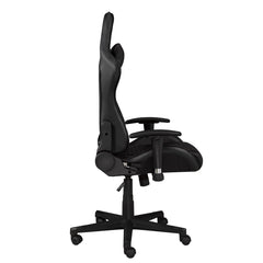 Office Chair - Gaming / Black Faux Leather