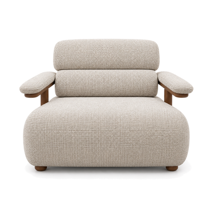 Vera - Armchair - Beige Fabric