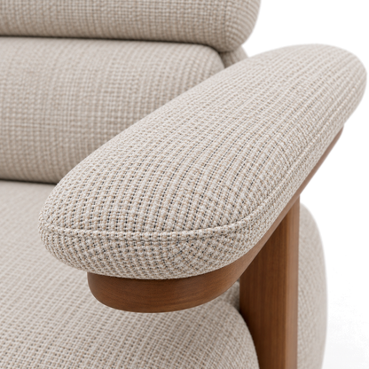 Vera - Armchair - Beige Fabric