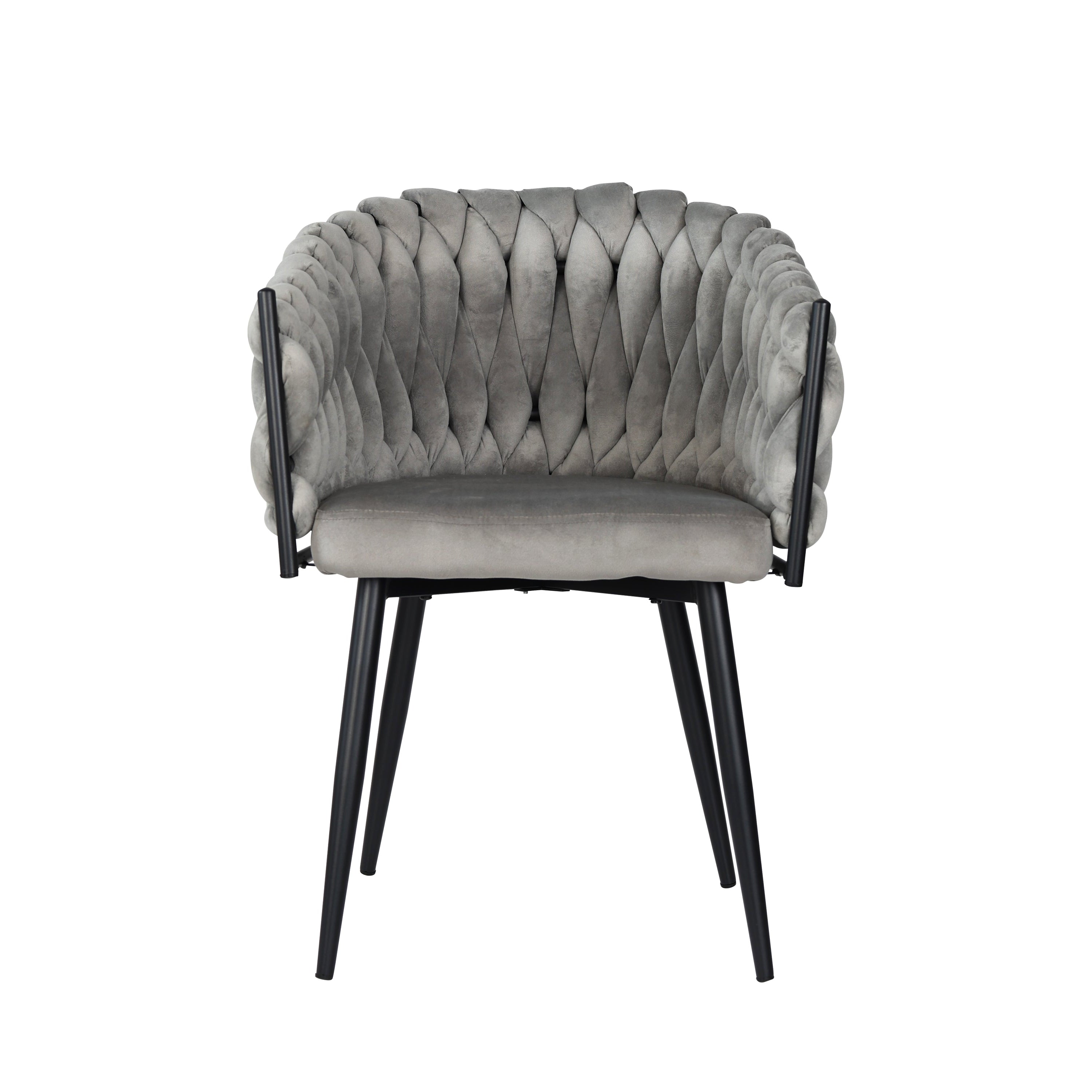 Skye - Dining Chair - Grey Velvet