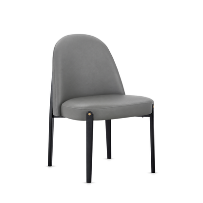 Dalia - Dining Chair - Grey Faux Leather