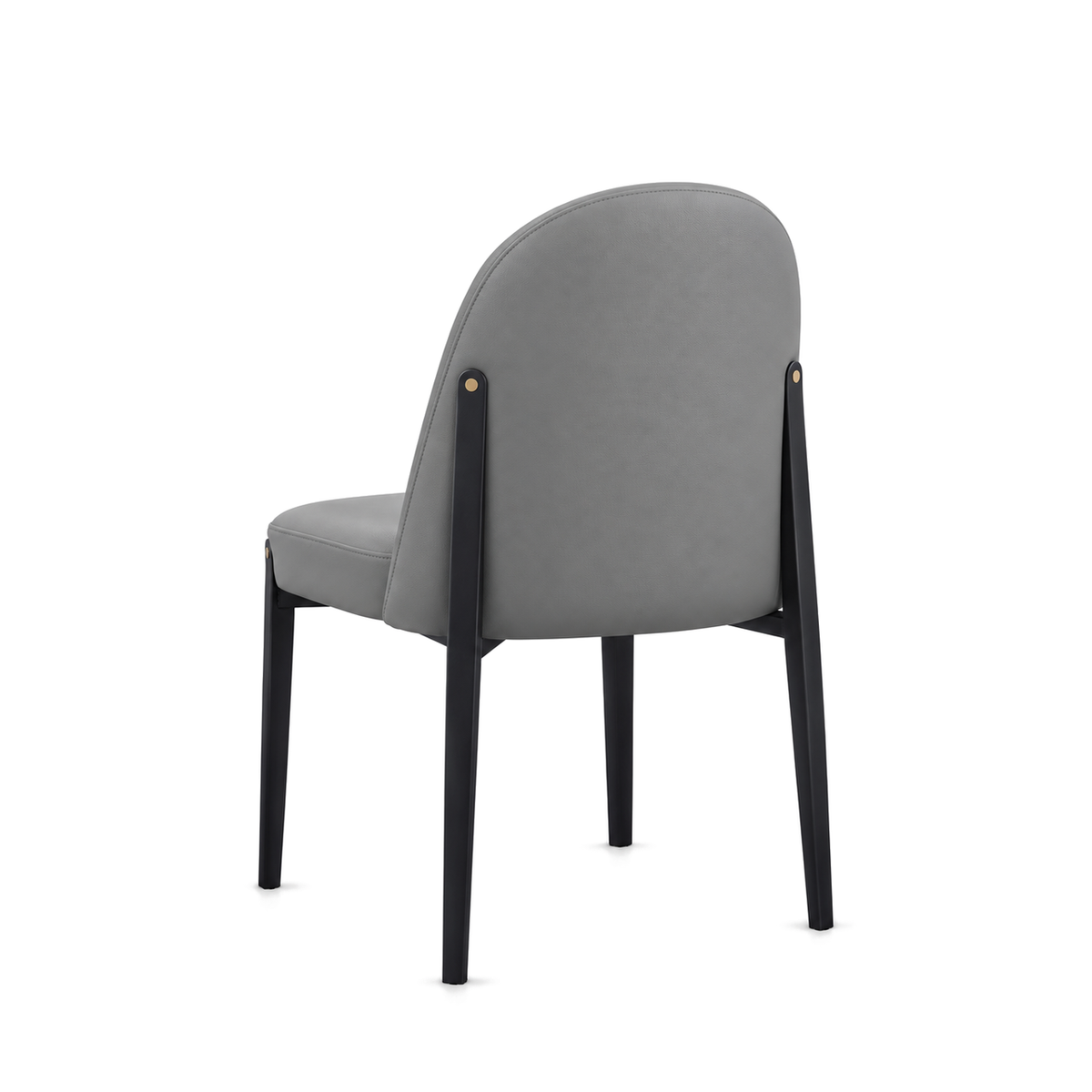 Dalia - Dining Chair - Grey Faux Leather