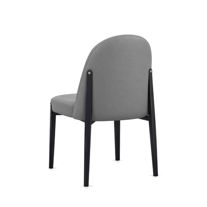 Dalia - Dining Chair - Grey Faux Leather