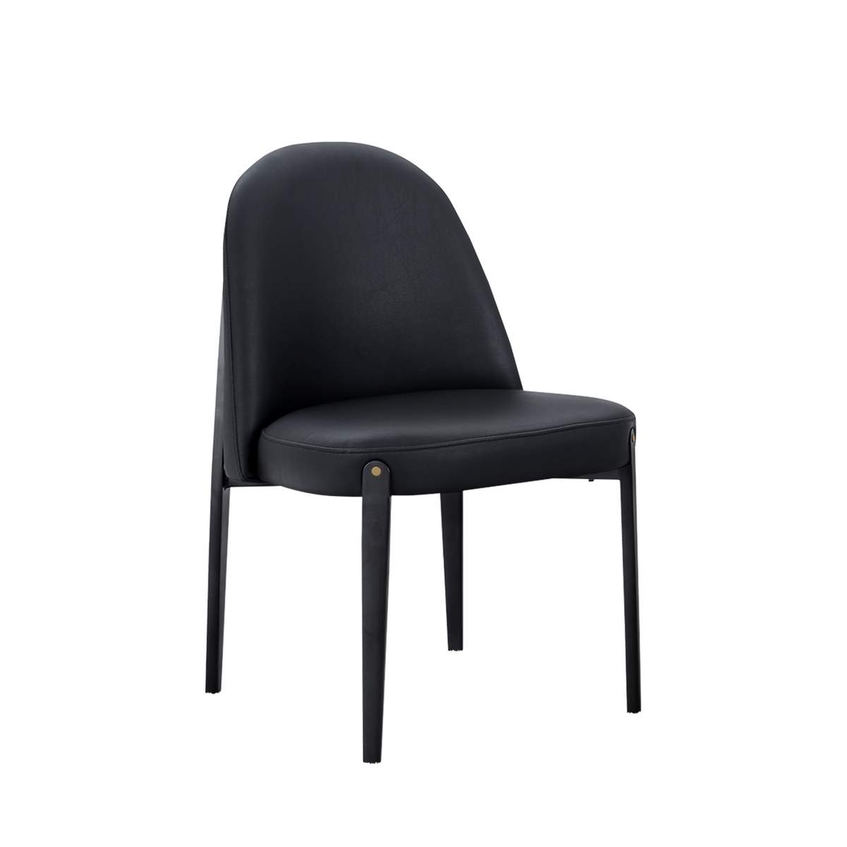 Dalia - Dining Chair - Black Faux Leather