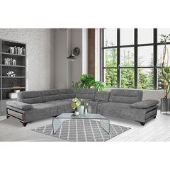 Modular Sectional Sofa - Comfy - Gray Fabric