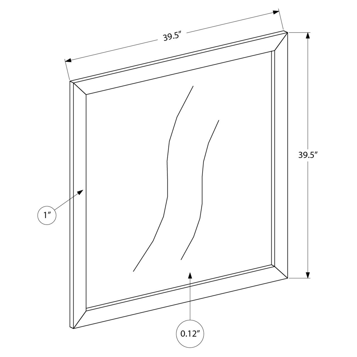 Aurelia - Wall Mirror - Natural Finish