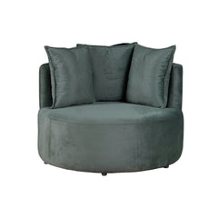 Cuddler Armchair - Robin - Green Fabric