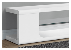TV table - Glossy white - 60 in