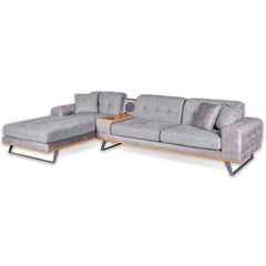 Sofa Sectionnel - Asya - Tissue Gris 2 tons