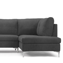 Sectional Sofa - Robbie - Gray Fabric
