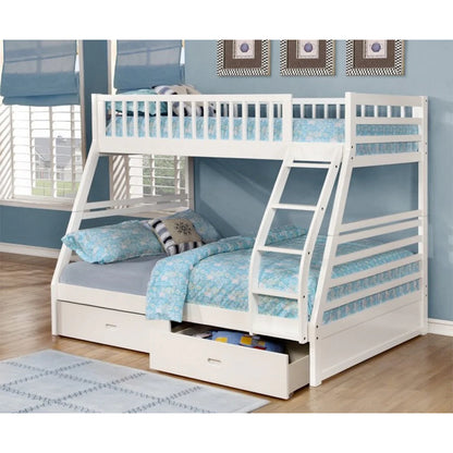 Torvik - Twin/Full Bunk Bed - White