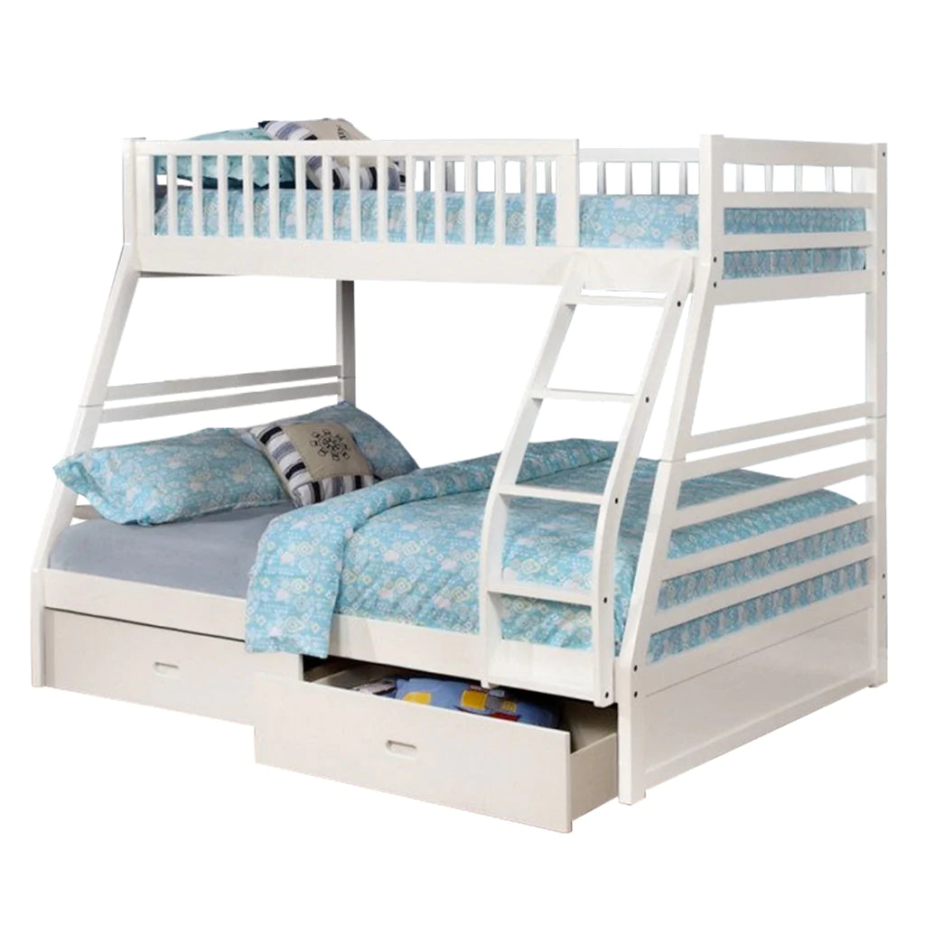 Torvik - Twin/Full Bunk Bed - White