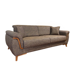 3-seater sofa bed - Damla - Brown