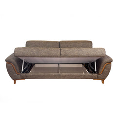 Sofa lit 3 places - Damla - Brun