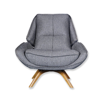 Fauteuil pivotant - WoW - Tissu Gris