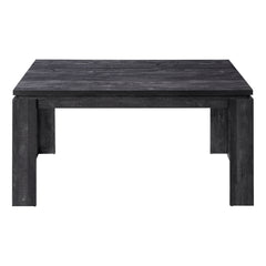 DINING TABLE - 36"X 60 / BLACK FAUX WOOD