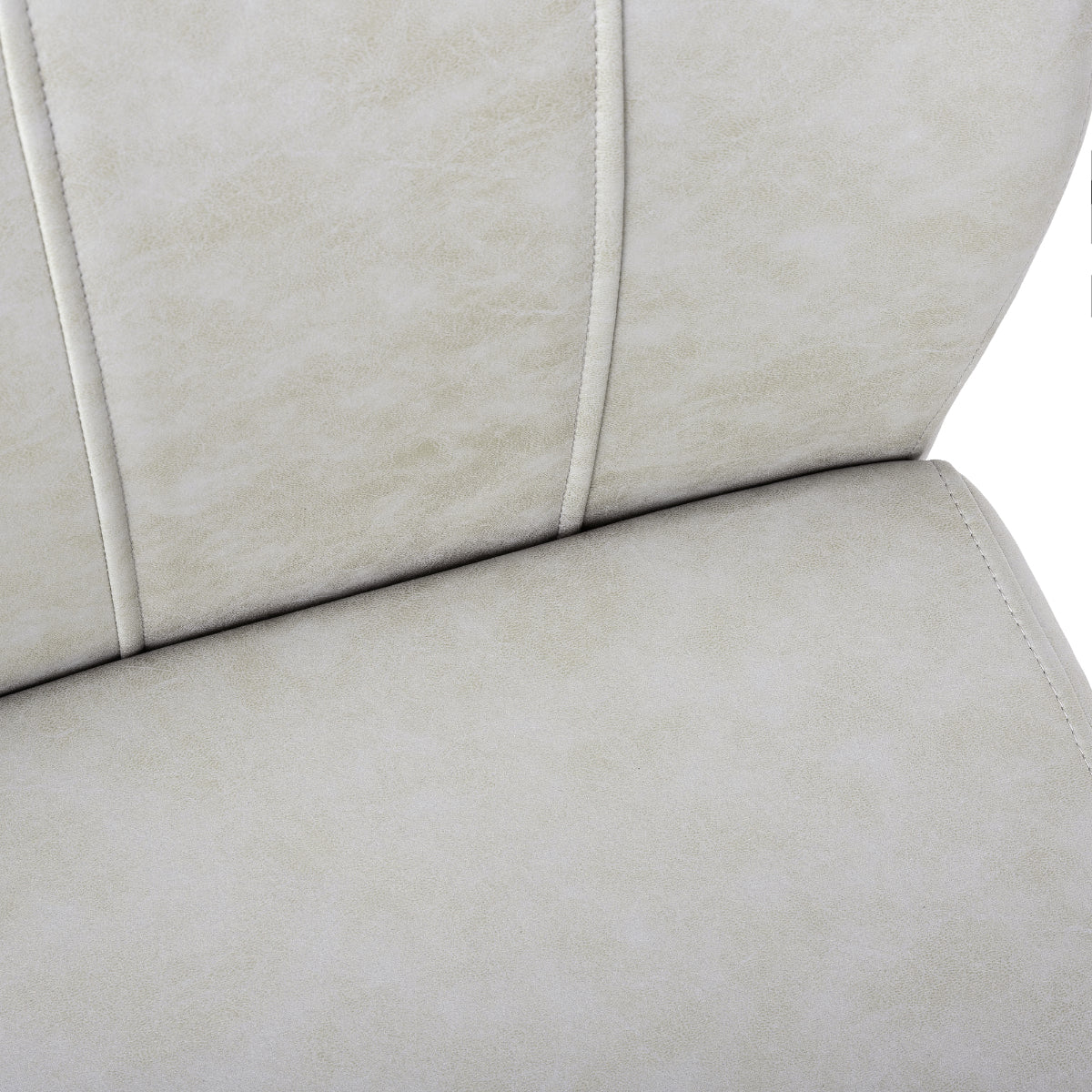 Alina - Chaise de Salle à Manger - Tissu Gris