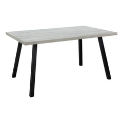 Table A Manger - 36"X 60" / Gris / Metal Noir