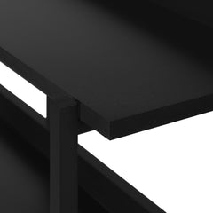 ACCENT TABLE - 48"L / BLACK CONSOLE / BLACK METAL